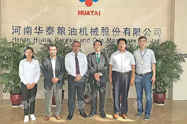 Automated rice bran meal animal feed processing line supplied to Japan