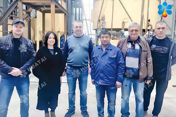 Huatai sunflower seed cake extraction equipment supplied to Ukraine