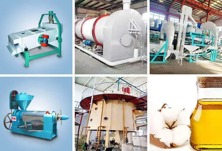Cottonseed oil production line equipment and refined oil