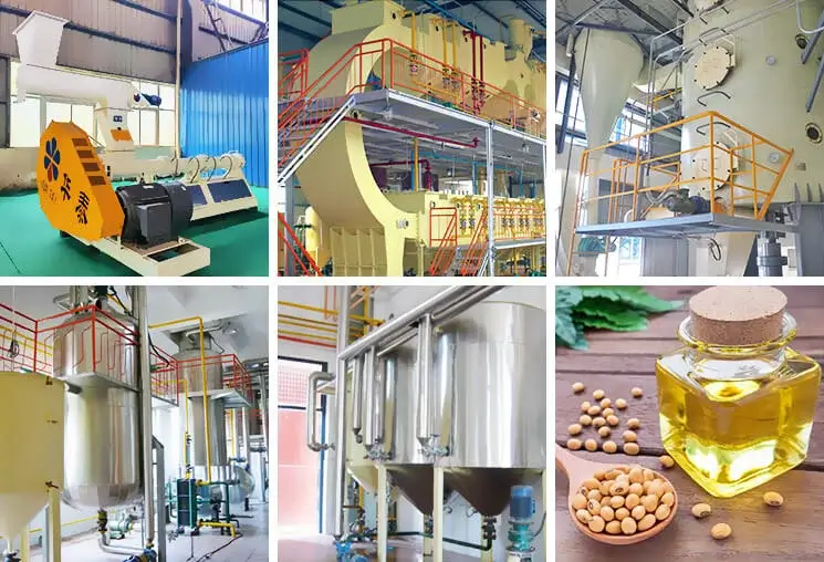 Soybean oil production line equipment and refined oil