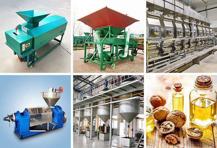 Walnut oil production line for specialty edible oil pressing and filtration