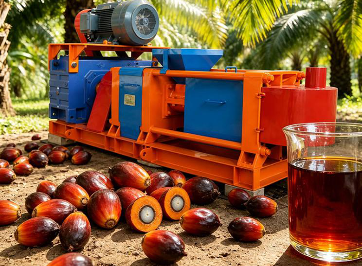 Complete Process of the Palm Fresh Fruit Bunch Oil Extraction Production Line